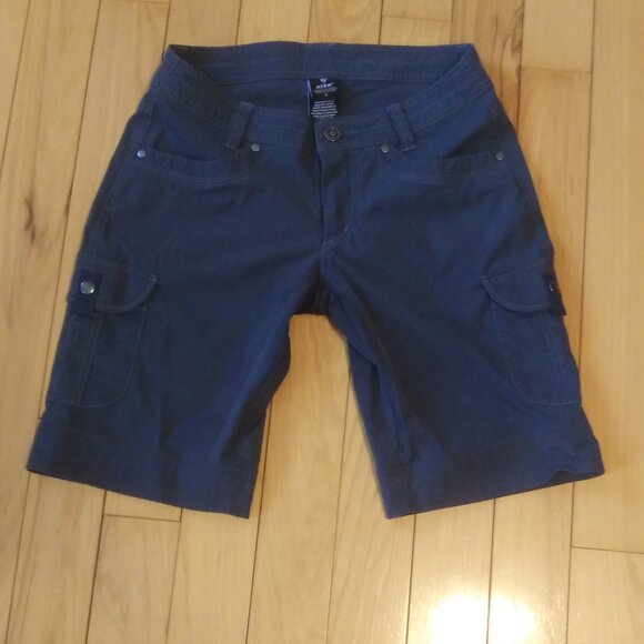 Kuhl shorts snap closure pockets size 2 Vintage patina dye - Picture 2 of 16